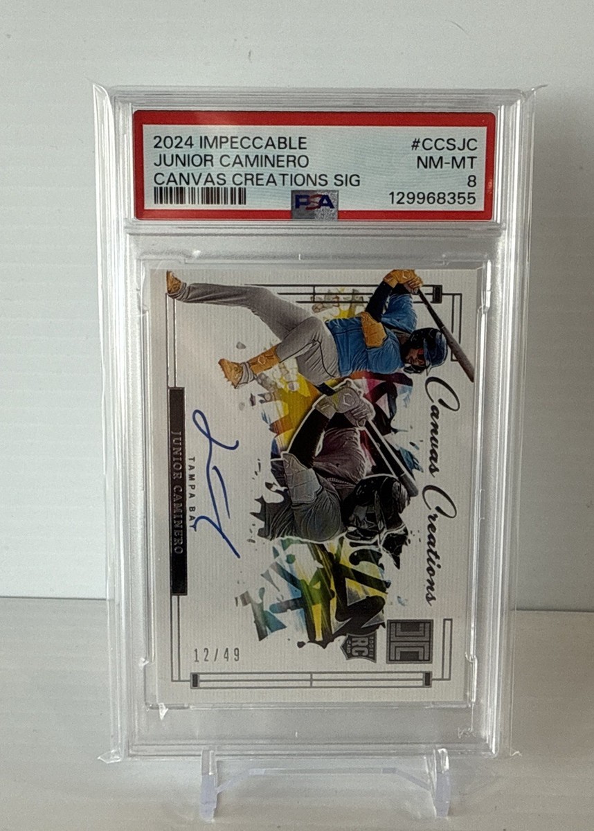 ジョナリオページ。 2024 Panini Impeccable - Canvas Creations Jackson Chourio #CCS-JC