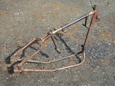 1952 Royal Enfield  J2  twinport 500cc motorcycle frame