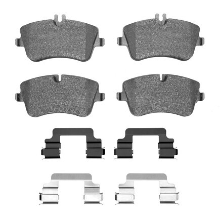 Dynamic Friction Bremsbeläge 5000 – Keramik, Mit Hardware-Kit, Rotorfreundlich
