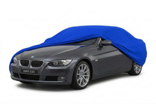 Ganzgarage Indoor Stretch Cover Carcover f�r BMW 3er E93 Cabrio blau