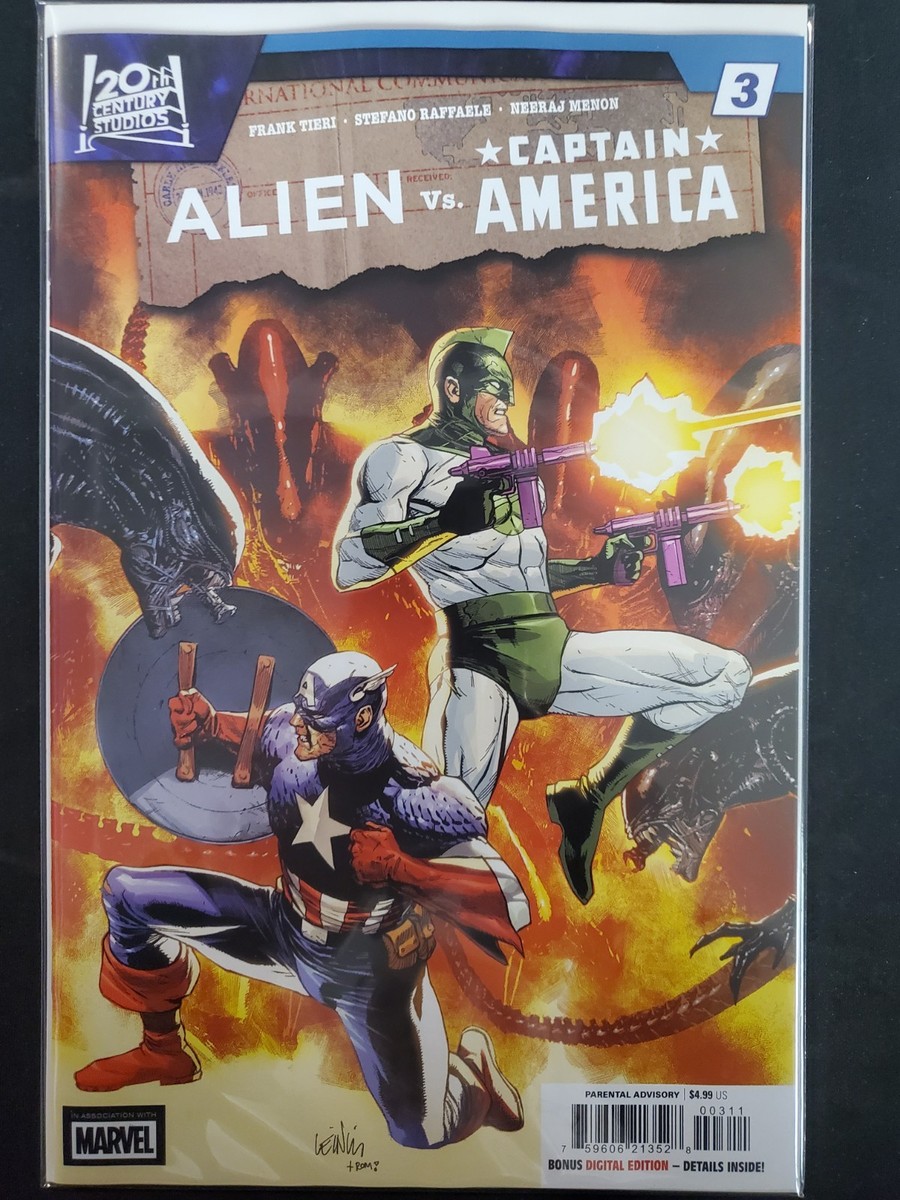 Alien vs Captain America #3 Marvel 2026 VF/NM Comics | eBay