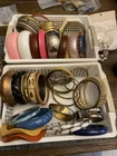 Vintage Lot Of 50 Costume Jewelry Bracelets Unsigned From What I Can See