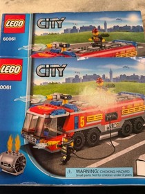 LEGO City: Airport Fire Truck 60061 *Not Complete* with manuals