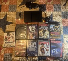 Sony PlayStation 2 PS2 Slim SCPH-75001 Console Bundle 9 Games Tested OEM Cords