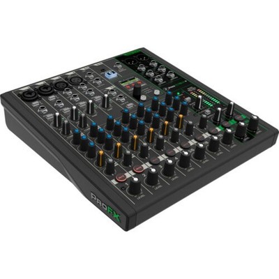 Mackie ProFX10v3+ 10-Channel Analog Mixer with Built-In FX, USB Recording, and B
