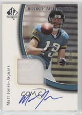 2005 SP Authentic Rookie Authentics 10/399 Matt Jones #242 Auto 0af
