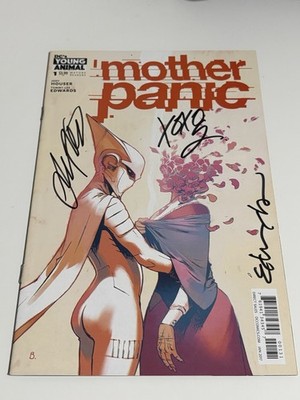 Mother Panic #1 Bengal Variant Comic Signed Gerard Way From My Chemical Romance