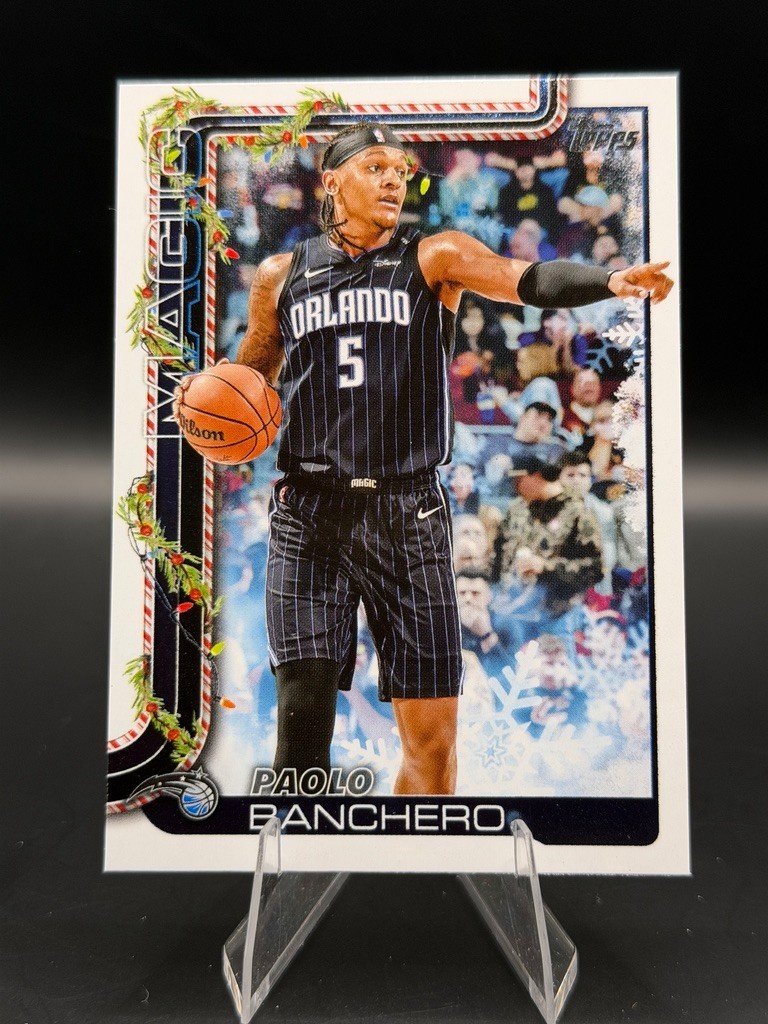 Paolo Banchero 2025-26 Topps Holiday SSP Back Variation Magic #SSB 