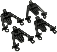 4PCS Aluminum Front & Rear Shock Tower Hoops Bracket Mount Upgrade Black 