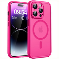 HandyhüLle FüR Iphone 14 Pro Magsafe StoßFest Kratzfest Transluzente RüCkseite