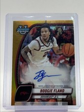 BOOGIE FLAND 2024-25 BOWMAN U CHROME 1ST GOLD REFRACTOR AUTO /50 Q3517