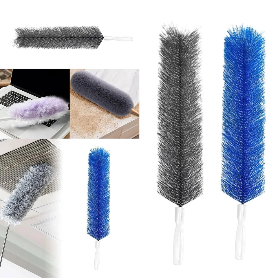 Brosse de nettoyage robuste et pliable pour ventilateurs de climatisation, - Photo 1/1