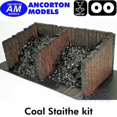 COAL STAITHE Sleeper Built Laser Cut Kit OO 1:76 Ancorton Models OOCB1