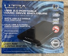 Ultra Aluminus USB 2.0 portable hard drive enclosure - New in box