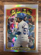 2021 Topps Heritage #721 Sergio Alcantara Chrome Refractor #/572