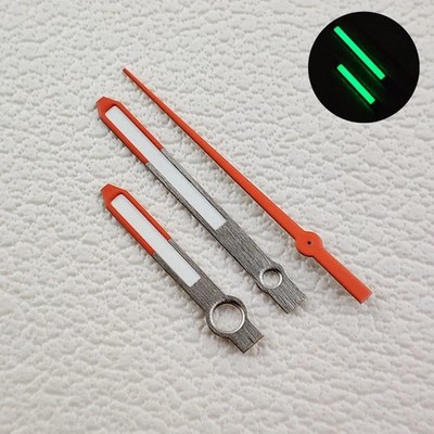 Orange Splicing Watch Hands for NH35 NH36 4R 7S Green Luminous Pointer Set