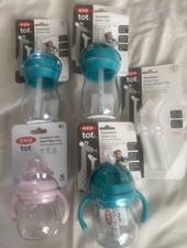 NEW OXO Tot Transitions Straw Cup/Sippy Cups. Extra Straws. Misc. Lot