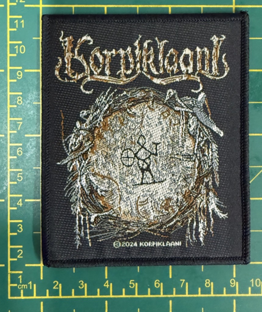 Korpiklaani  Rankarumpu Woven Sew On Patch Officially Licensed