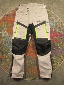HWK Motorsports Motorcycle Pants Mens M Gray Zip Liner Armor Air Vent System