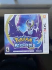 Pokemon Moon Nintendo 3DS Case Game Tested Working Authentic Clean Nice