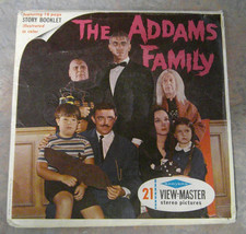 1965 THE ADDAMS FAMILY "PORTRAIT OF GOMEZ" VIEWMASTER REEL SET SAWYER'S