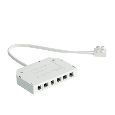Maxim MSC8924V6P CounterMax 6 Port Hub for Low Voltage Plug - White