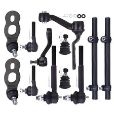 SCITOO 12pcs Suspension Kit Front Upper Lower Ball Joints Inner Outer Tie...