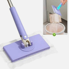 Snap Grip Mini Mop Zero Touch Hands Free Squeeze Mop Wet Dry Cleaning Dry-2026