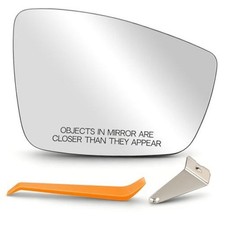 Right Passenger Side Mirror Glass with Power Heated Fits for Volkswagen VW