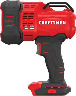 craftsman v20 20-volt max 2500-lumen led rechargeable power tool flashlight Work Light, Spotlight Flashlight, 2,500 Lumens, Spotlights Handheld, Cordless, Only (CMCL060B) Handheld Flashlights by CRAFTSMAN Craftsman light is 50% off