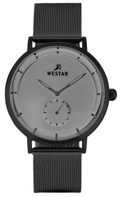 Westar Profile Edelstahl graues Zifferblatt Quarz 50247BBN306 Herrenuhr