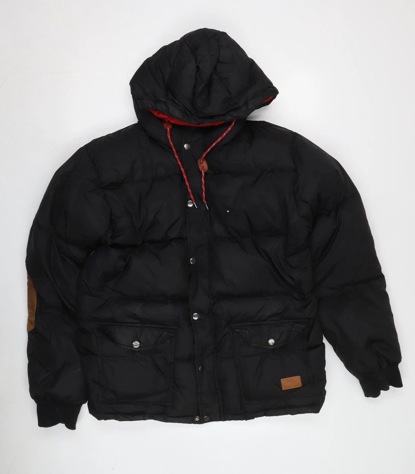 Mens UK Size L Akomplice Black Puffer Jacket