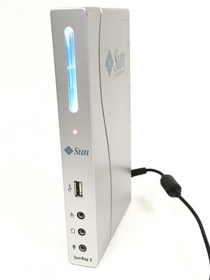 Sun Microsystems Ray 2-3004 Thin Client 380-1352-10 USB DVI, No Ac Adapter,WORKS