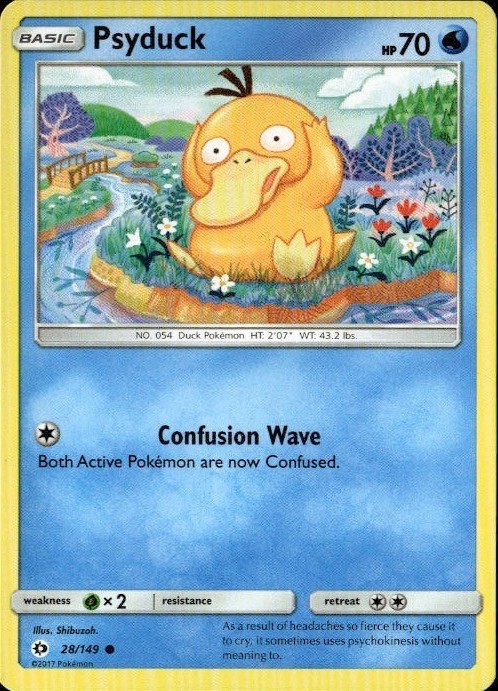 Psyduck Common SM01 SM Base Set 28/149