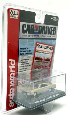 Castline M2 Machines 1/64 Scale AW64013 - 1966 Chevrolet Chevelle SS 396 - Gold