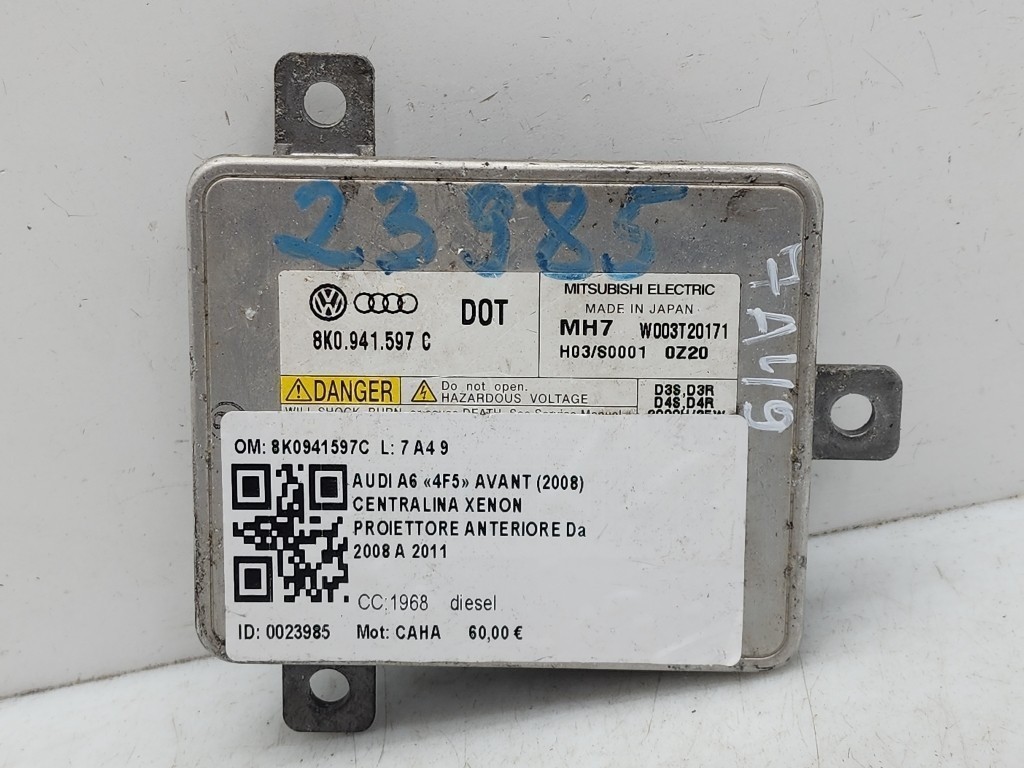 CENTRALINA XENON PER AUDI A6 Avant Serie C6 (4F5) 8K0941597C CAHA (04>12)