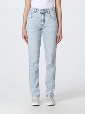 BRUNELLO CUCINELLI WOMEN'S LIGHT BLUE STRAIGHT TROUSERS MSRP 1755 SIZE 42