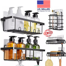 5 Pack Shower Caddy Adhesive Shower Organizer for Bathroom Storage Kitchen