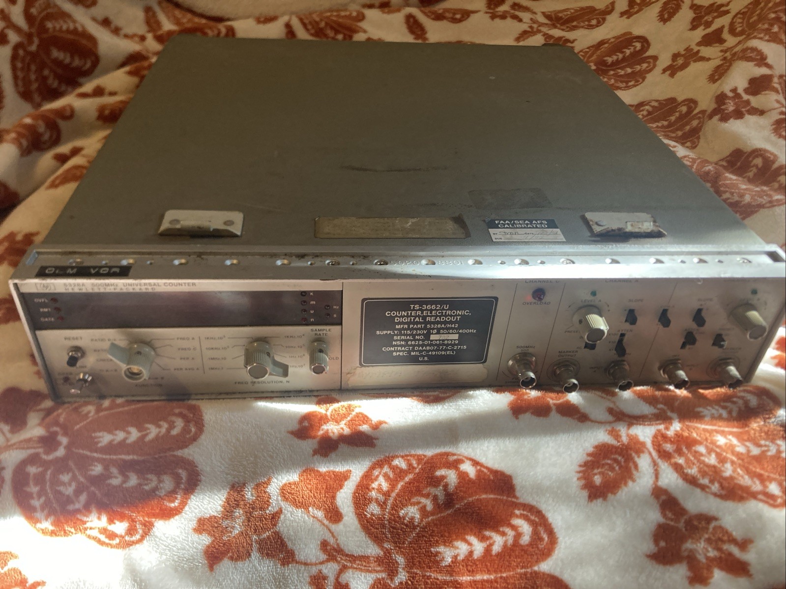 Vintage HP 5328A Electronic Universal Counter 500MHz