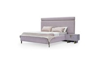 Doppelbett Komplette SchlafzimmermöBel Bett Rosa Luxus Set 3Tlg Holz