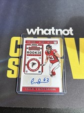 Chris Lindstrom 2019 Contenders Rookie Auto