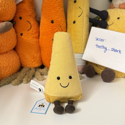 Jellycat Amuseables Parmesan Cheese BNWT New - 100% Authentic Fast