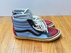 Vans SK8-Hi Top Blue Red Yellow Checker BMX Pre Owned Mens 10.5 Shoes Sneakers — photo 2