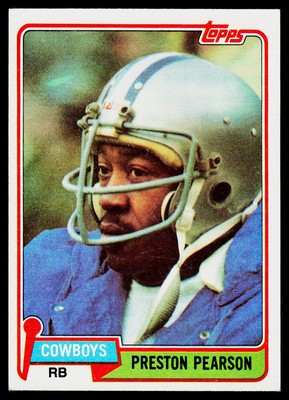 Preston Pearson, 1981 Topps, #413, Dallas Cowboys,