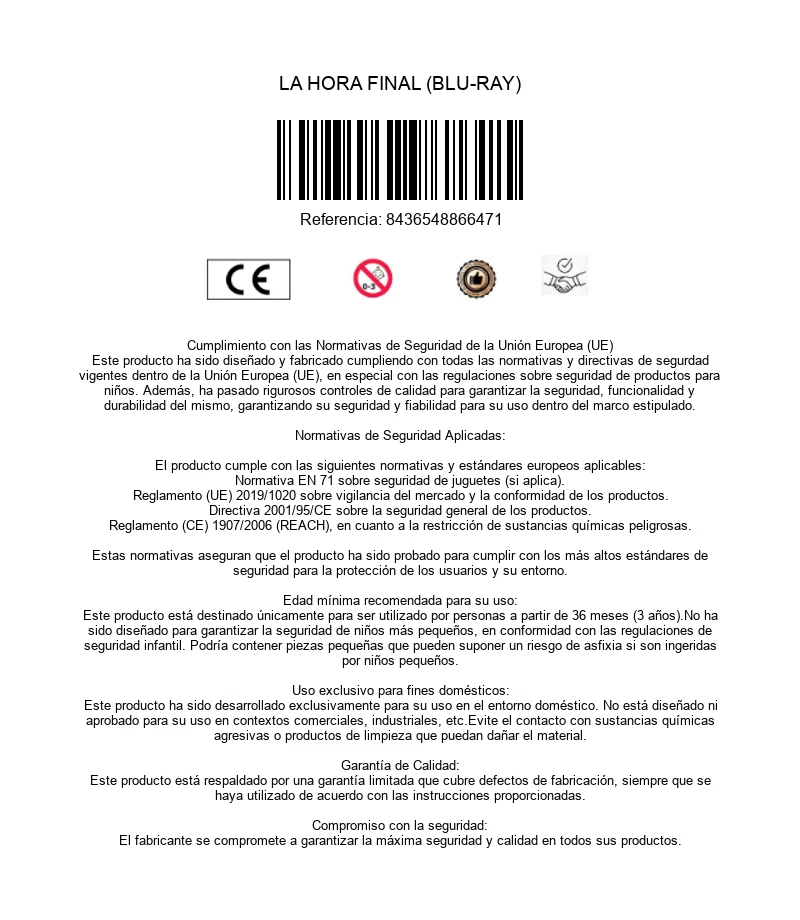 LA HORA FINAL (BLU-RAY) - Imagen 3 de 3