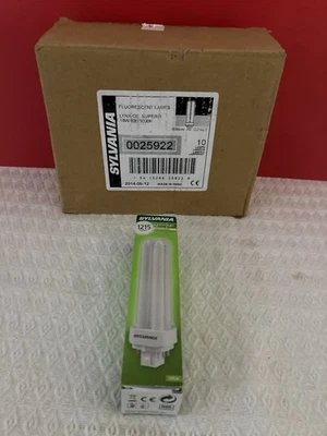 Lot 10 ampoules SYLVANIA LYNX DE SUPERIA 18W 840 4000K culot G24q-2 Neuf - Photo 1/4