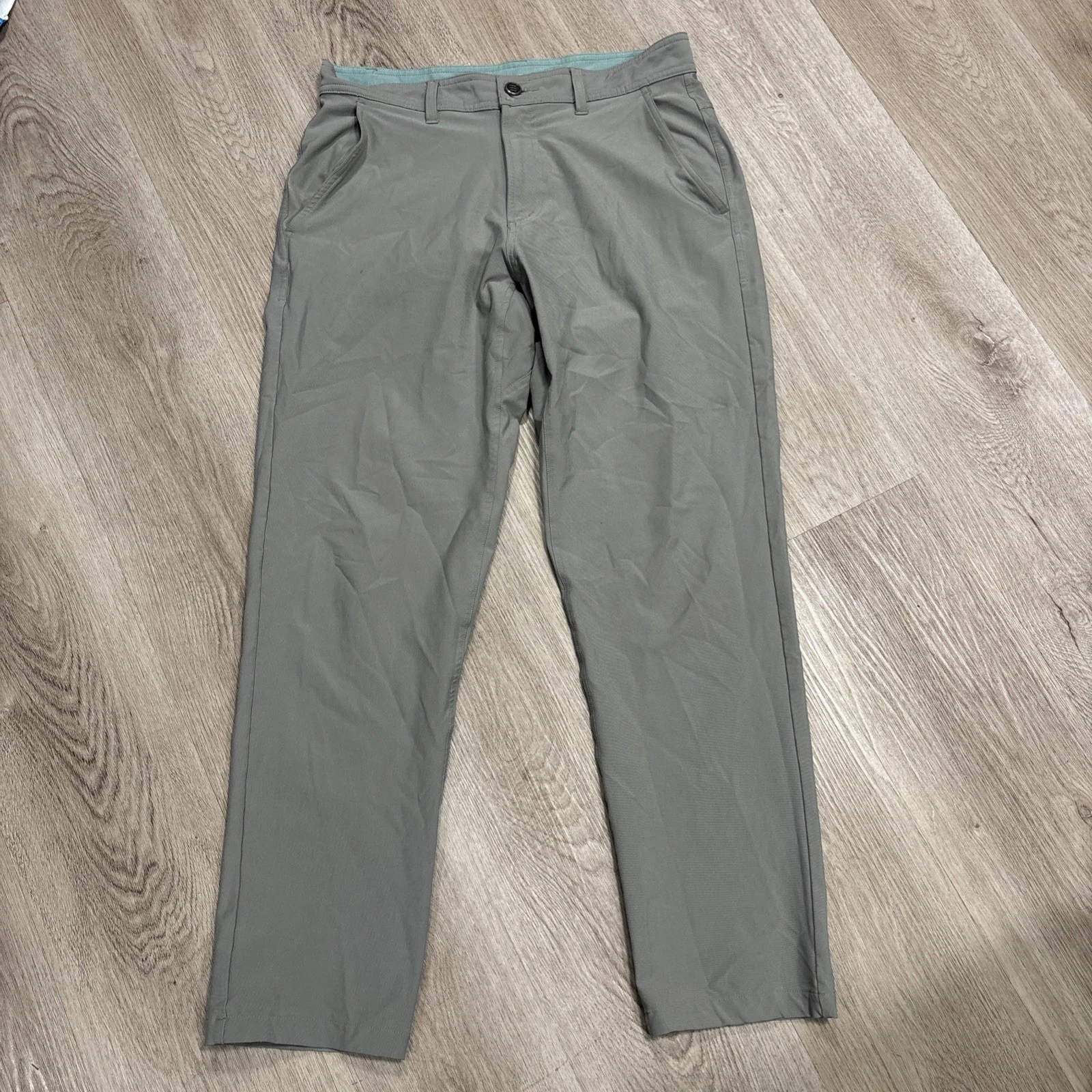 Free Fly Performance Chino Pants Men's 32 x 30 Gray Stretch Outdoors Gapcore