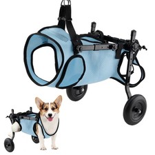 Dog Wheelchair for Back Legs Dog Wheelchair Cart Doggy/cat Wheelchairs with D...