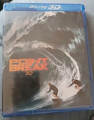Point Break (2015) 3D Blu-ray + Blu-ray + DVD Set - Brand New - Sealed!