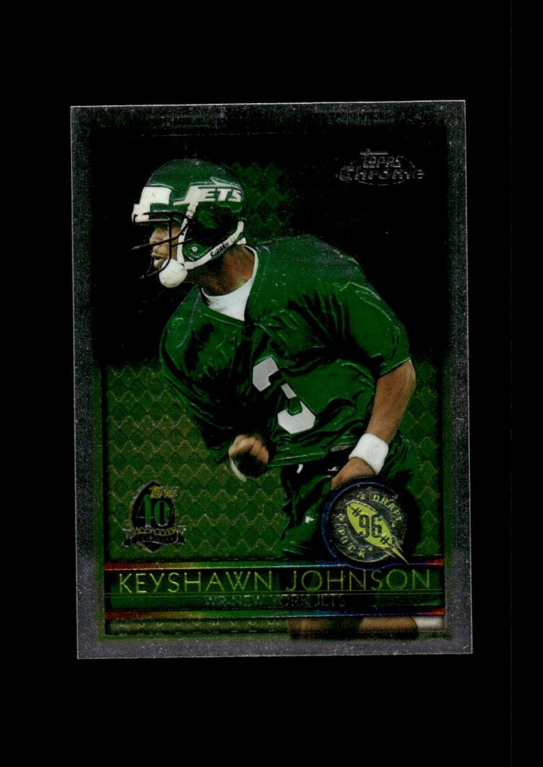 1996 Topps Chrome: #159 Keyshawn Johnson RC NM-MT OR BETTER